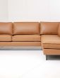 Scott 3+OE D kampinė sofa Natūrali oda Narv 0921